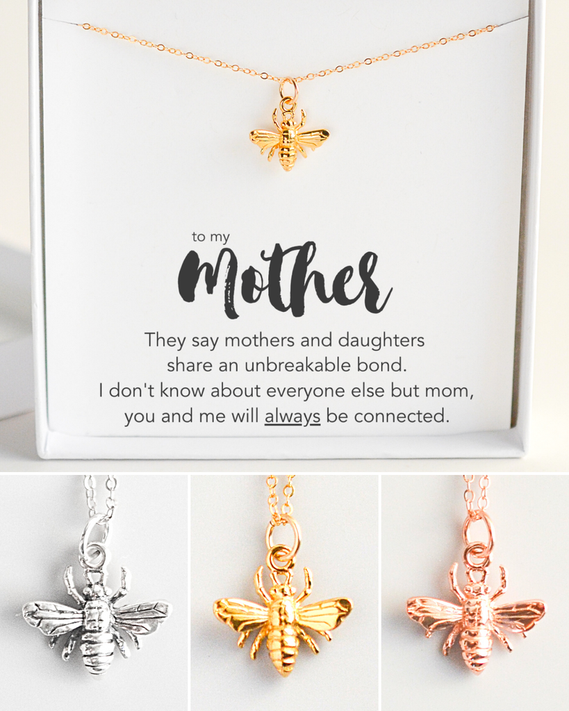 Mother's Bumblebee Necklace