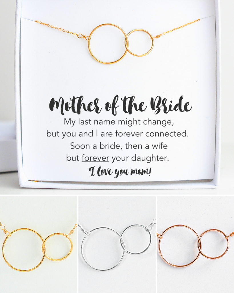 Mother of the Bride Connected Necklace