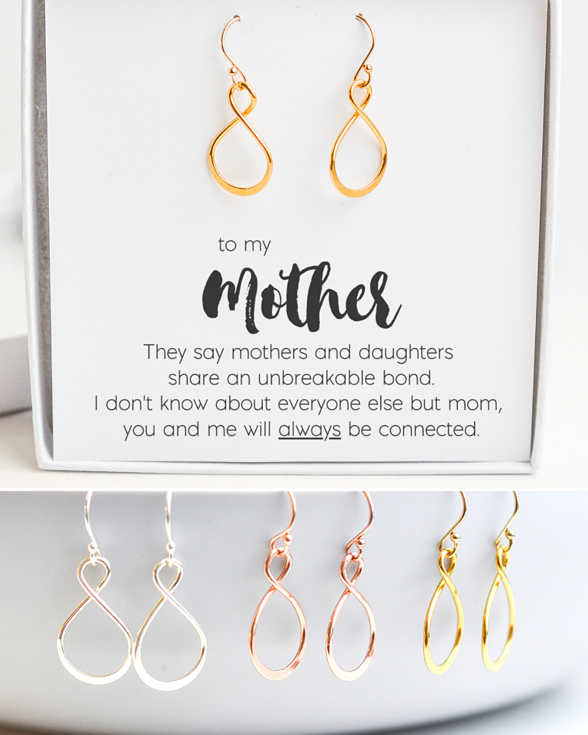 Earrings that 2025 say mom