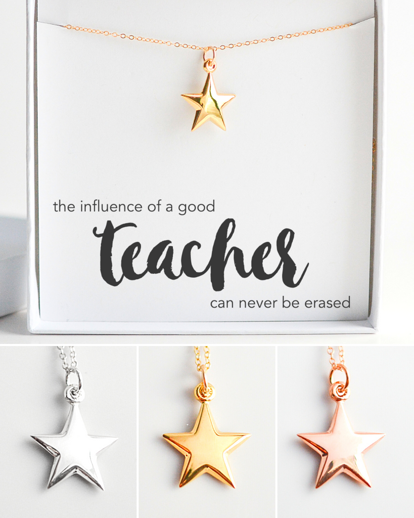 Teacher Star Necklace