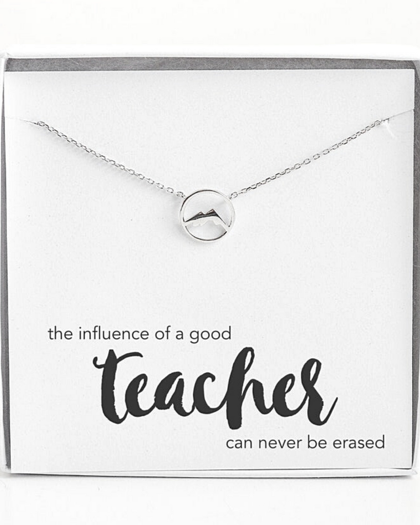 Teacher Mountain Peak Necklace