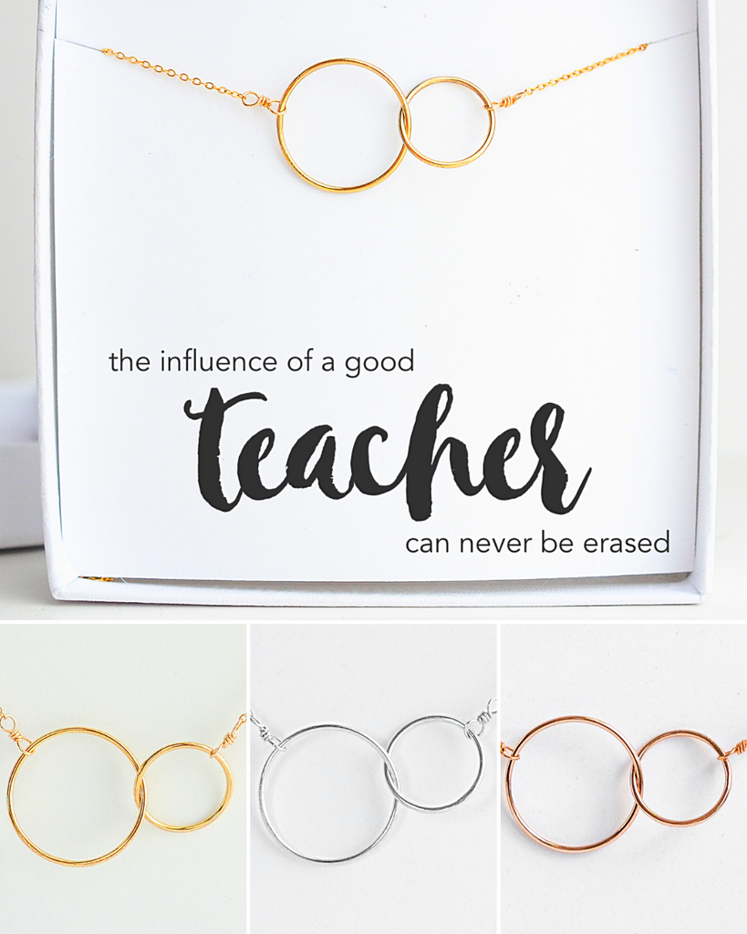 Teacher Connected Necklace