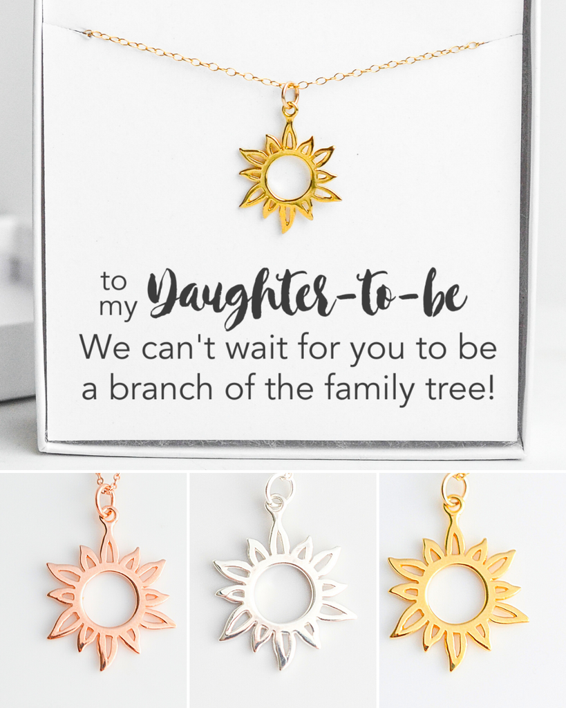 Daughter-to-Be Sun Necklace