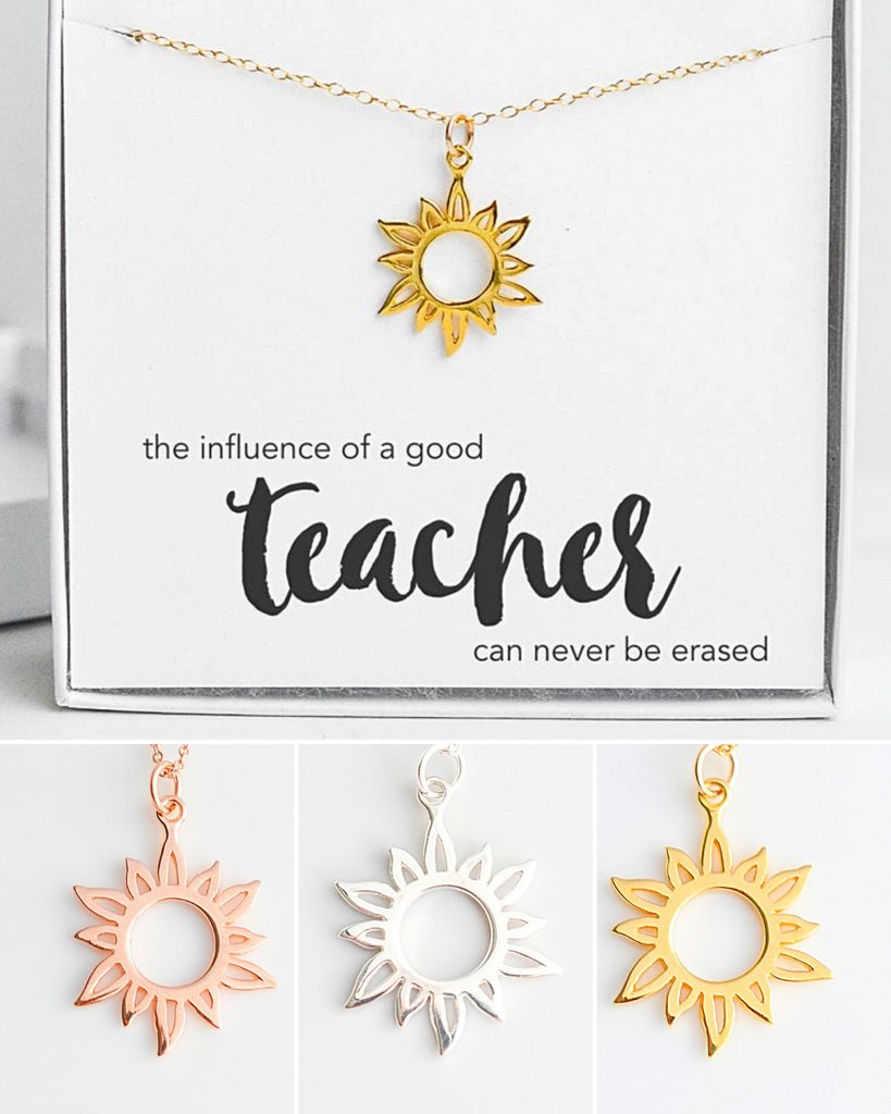 Teacher Sun Necklace