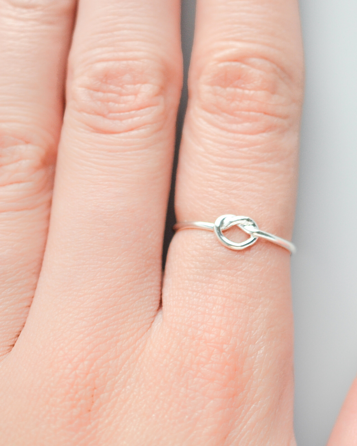 Knot Ring – Silver and Ivy