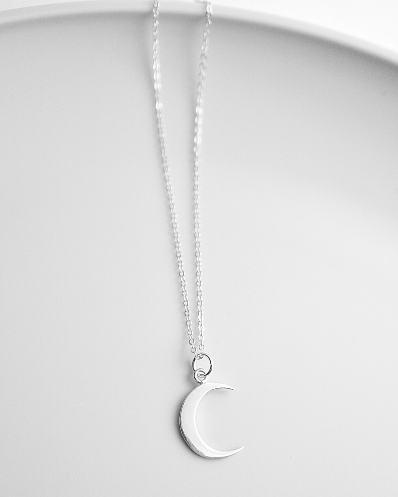 Graduate Crescent Moon Necklace