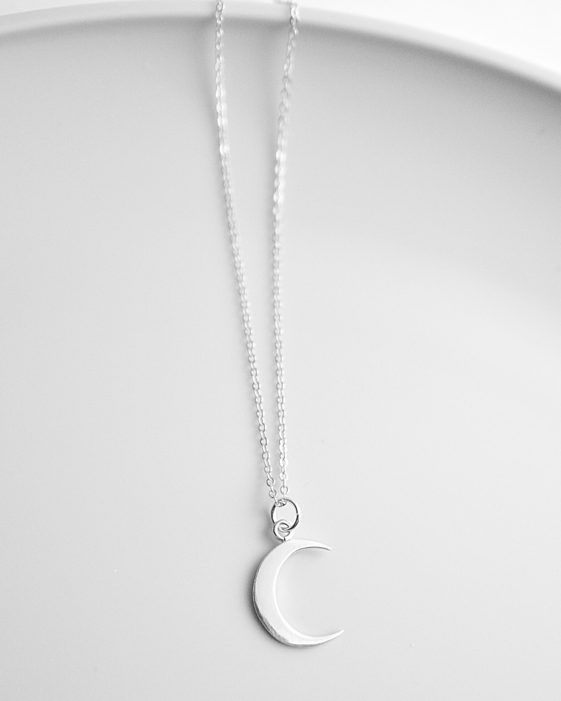 Teacher Crescent Moon Necklace
