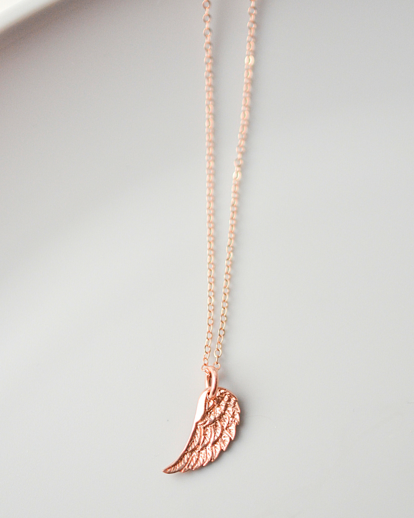 Best Friend Angel Wing Necklace