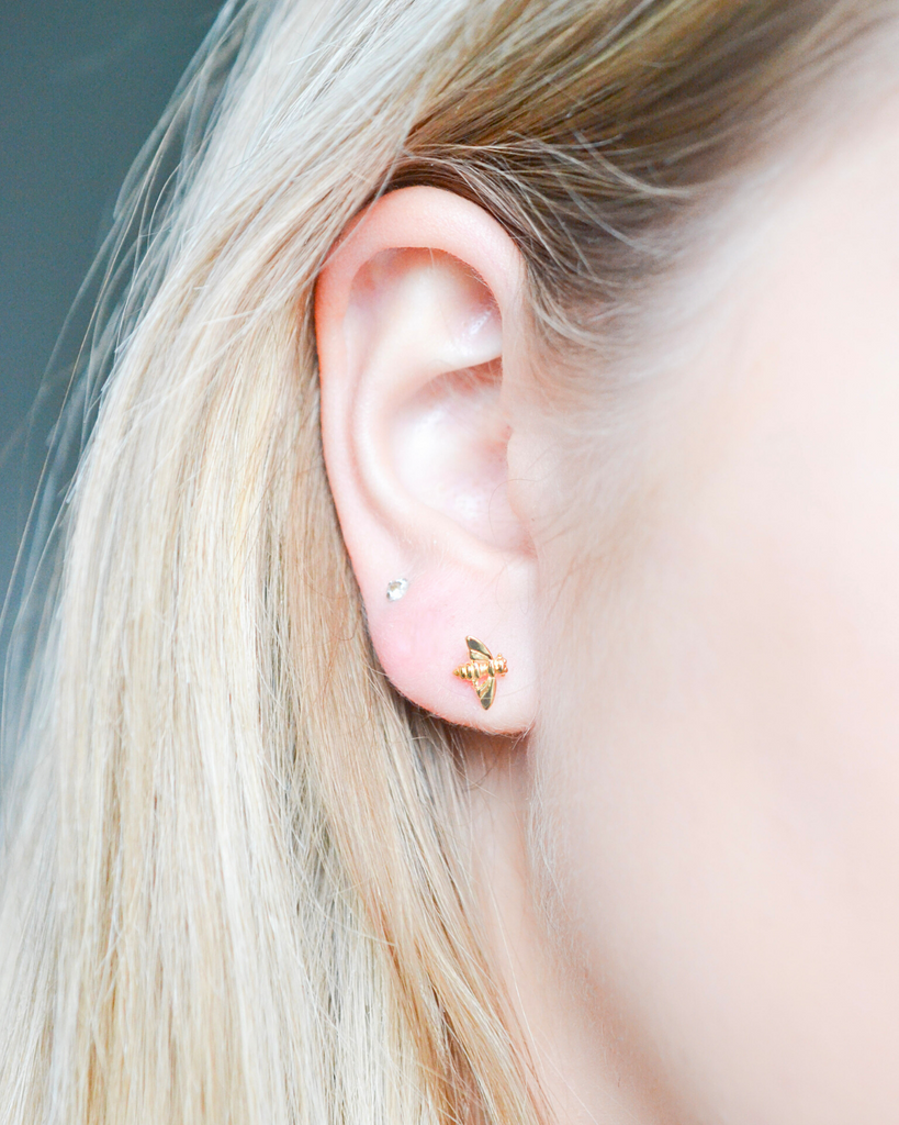 Bumblebee Stud Earrings
