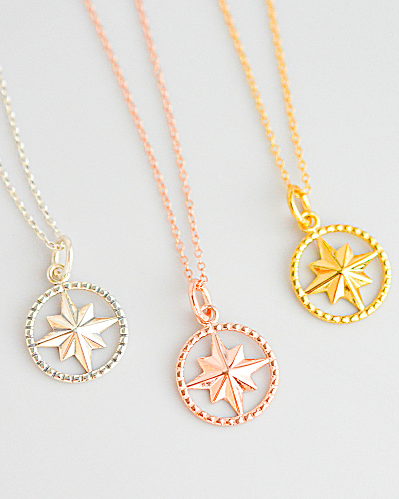 Joy in the Journey Compass Necklace