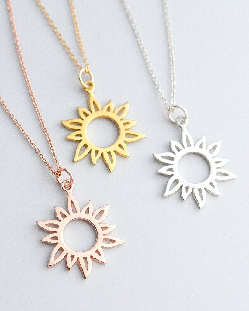 Bridesmaid Sun Necklace