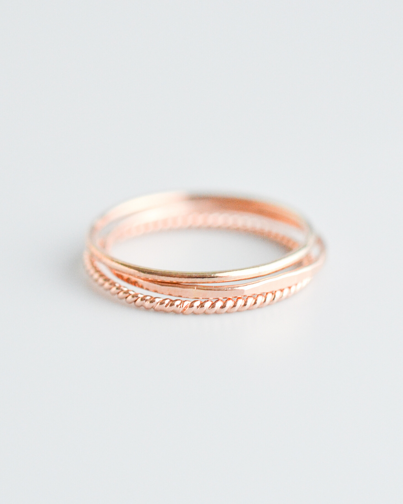 Thin Band Round Ring