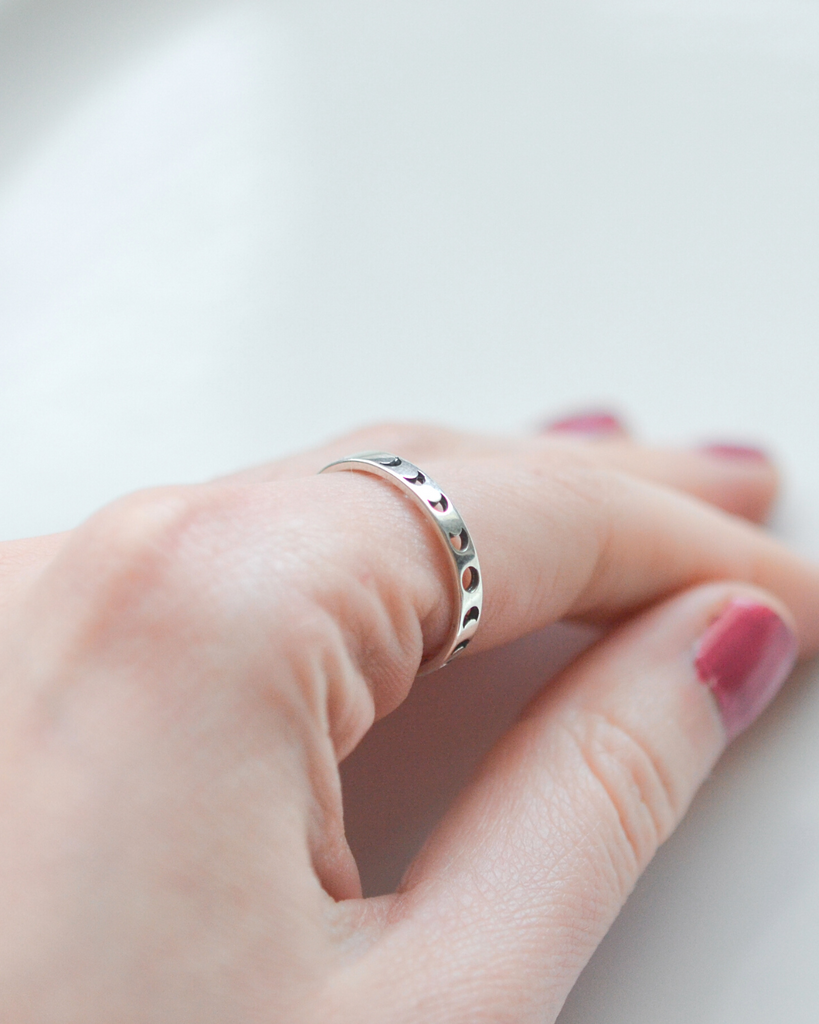 Moon Phase Cut-Out Ring