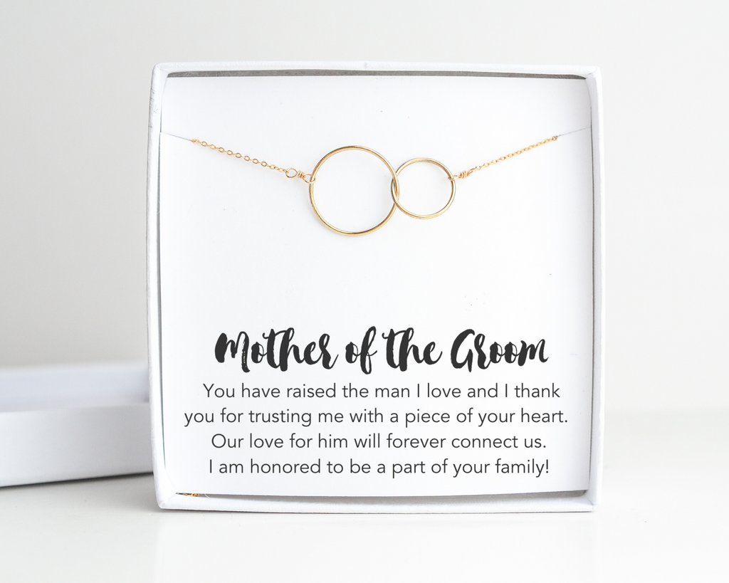 Mother of the Groom Connected Necklace