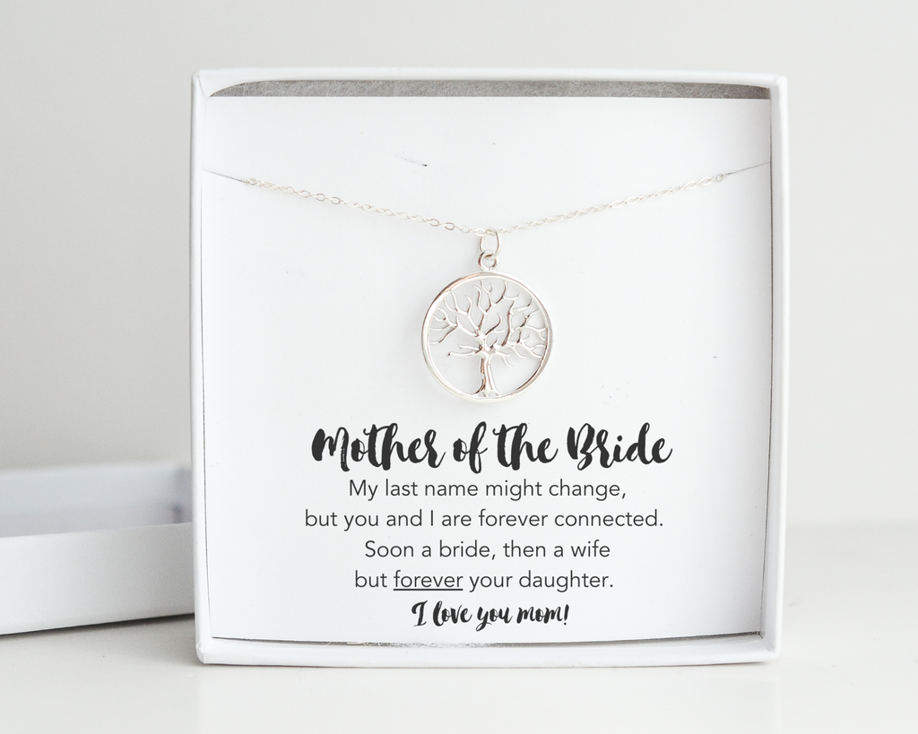Mother of the Bride Tree Necklace